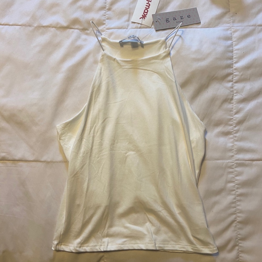 White tank top